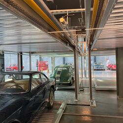 A look inside a car parking system